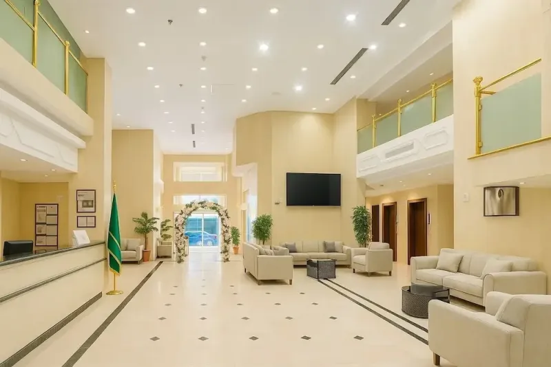 ضيافة تصنع الفرق بالريسبشن في فندق نخبة الجوار بمكة المكرمة