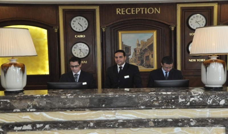 استقبال داخل  فندق زا جارد