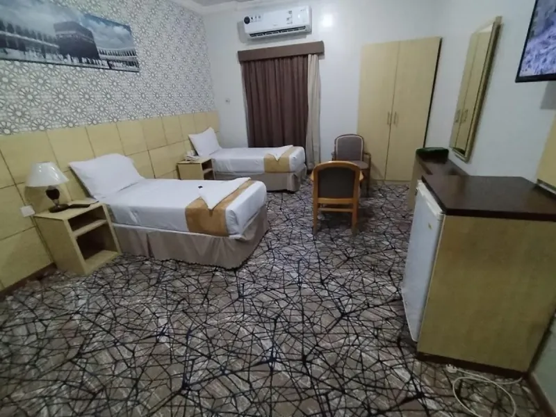 تجربة اقامة مميزة بالغرفة الثنائية في فندق سفير المسك بمكة المكرمة 