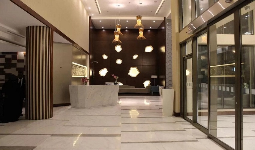 Holiday Inn Hotel Jeddah Gateway main entrance