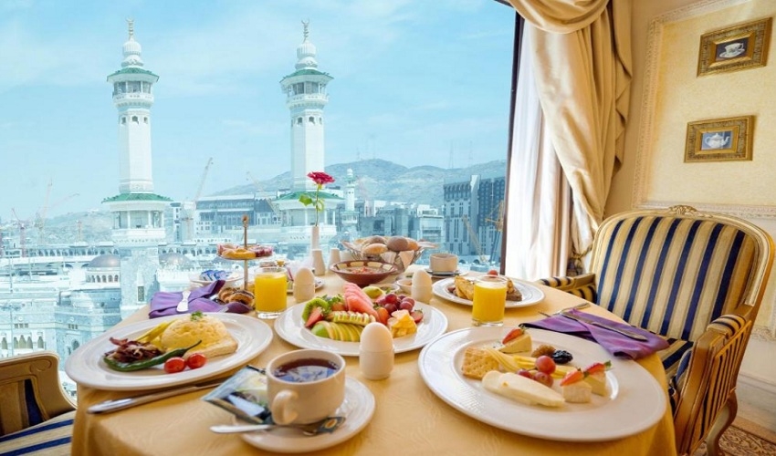 Dar Al Tawhid Intercontinental Makkah Breakfast